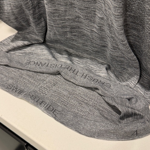 Lululemon Swiftly Tech Long Sleeve Crew Shirt Grey Size 4 - Picture 2 of 6